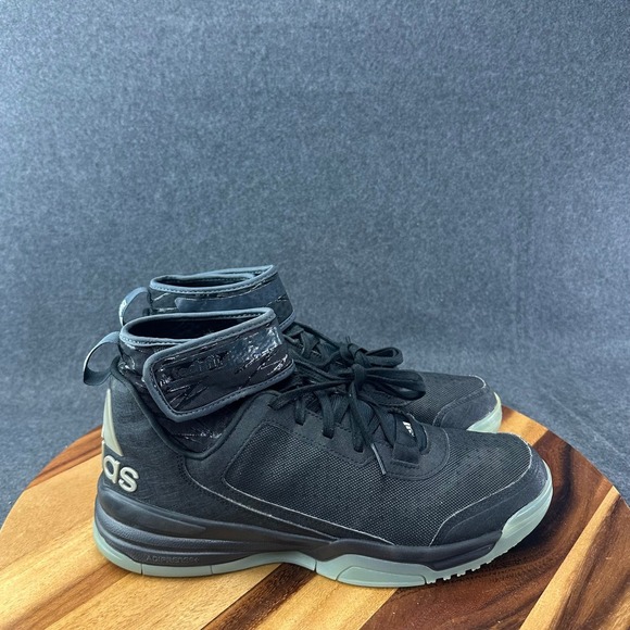 adidas Other - Adidas Dual Threat Basketball Shoes Mens 10 Black Silver D69585
